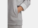 Under Armour Mens Mod Grey Med Heather Project Rock Rival Fleece Hoodie