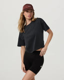 Vuori Ladies Black Heather Energy Tshirt
