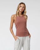 Vuori Ladies Terracota Sunrise High Neck Tank