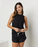 Vuori Ladies Black Energy Top Long