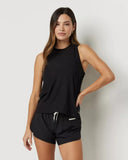 Vuori Ladies Black Energy Top Long