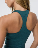 Vuori Ladies Moss Heather Halo Performance Crop Tank
