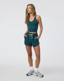 Vuori Ladies Moss Heather Halo Performance Crop Tank