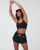 Vuori Ladies Black Yosemite Longline Bra
