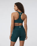 Vuori Ladies Moss Heather Elevation Racer Bra