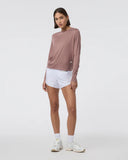 Vuori Ladies Sedona Brown Heather Daydream Crew