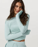 Vuori Ladies Spearmint Heather Daydream Crew