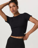 Vuori Ladies Black Pose Fitted Tshirt