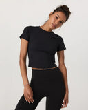 Vuori Ladies Black Pose Fitted Tshirt