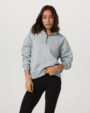 Vuori Ladies Blue Haze Restore Relaxed 1/2 Zip Hoodie