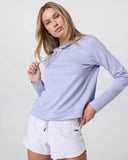 Vuori Ladies Lavender Mist Heather Halo Essential Hoodie