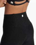 Vuori Ladies Black Heather Clean Elevation Legging