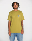 Volcom Men's Alive We Ride Olive Tshirt