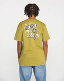 Volcom Men's Alive We Ride Olive Tshirt