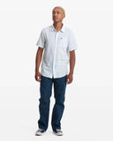 Volcom Men's Bankstone II LIght Blue Acid SS Shirt