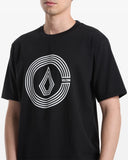 Volcom Men's Circle Split Black SS Tshirt