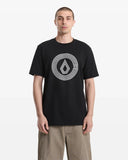 Volcom Men's Circle Split Black SS Tshirt