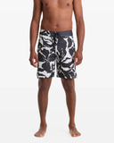 Volcom Men's Contact Scallop Stoney 19" Off White Boardshort