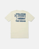 Volcom Men's Dive Bar Off White Tshirt