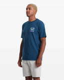Volcom Men's Fed Up Dust Bowl Indigo SS Tshirt