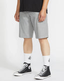 Volcom Men's Frickin Modern Stretch 21" Storm Grey Walkshort