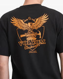 Volcom Men's Hammered Split Black SS TShirt