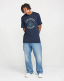 Volcom Men's Line Field Mood Indigo Tshirt