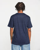 Volcom Men's Line Field Mood Indigo Tshirt