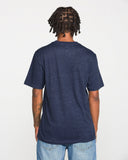 Volcom Men's Line Field Mood Indigo Tshirt