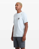 Volcom Men's Marlinsane Light Blue Acid SS Tshirt