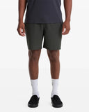 Volcom Men's Nomoly Elastic Waist Rinshed Black 18" Short