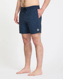 Volcom Men's Psyche Cotton Stoney 17" Midnight Blue Trunk