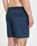 Volcom Men's Psyche Cotton Stoney 17" Midnight Blue Trunk