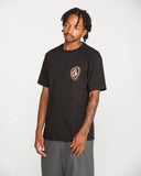 Volcom Men's Ringafire Black Tshirt