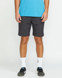 Volcom Men's Slub Frickin Cross Shred Black Hybrid Short
