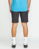 Volcom Men's Slub Frickin Cross Shred Black Hybrid Short