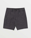 Volcom Men's Slub Frickin Cross Shred Black Hybrid Short