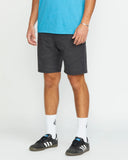 Volcom Men's Slub Frickin Cross Shred Black Hybrid Short