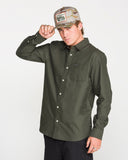 Volcom Men's Veeco Oxford Climbing Ivy LS Shirt