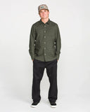 Volcom Men's Veeco Oxford Climbing Ivy LS Shirt