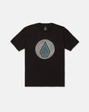 Volcom Men's Wave Stone Black Tshirt
