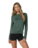 Vuori Ladies Agate Green Heather Daydream Crew
