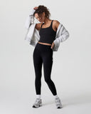 Vuori Ladies AllTheForm Black Support Tank