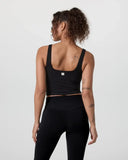 Vuori Ladies AllTheForm Black Support Tank