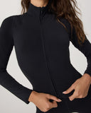 Vuori Ladies Black AllTheFeels Full Zip