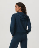 Vuori Ladies Blue Coast Heather Halo Modern Pullover