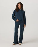 Vuori Ladies Blue Coast Heather Halo Modern Pullover