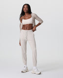 Vuori Ladies Ecru Heather Performance Jogger