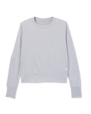 Vuori Ladies Light Heather Grey Daydream Crew Longsleeve