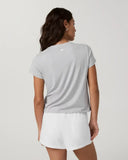 Vuori Ladies Light Heather Grey Energy Classic Tshirt